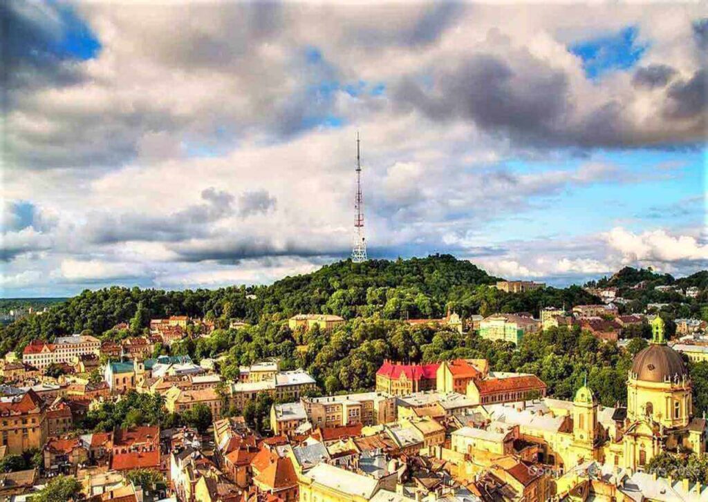 Панрома Високий замок м. Львів