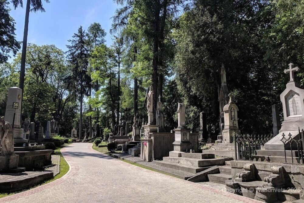 Alley at Lychakiv Cemetery | wandrivets
